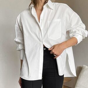 Minimalist Button Down Shirt - White